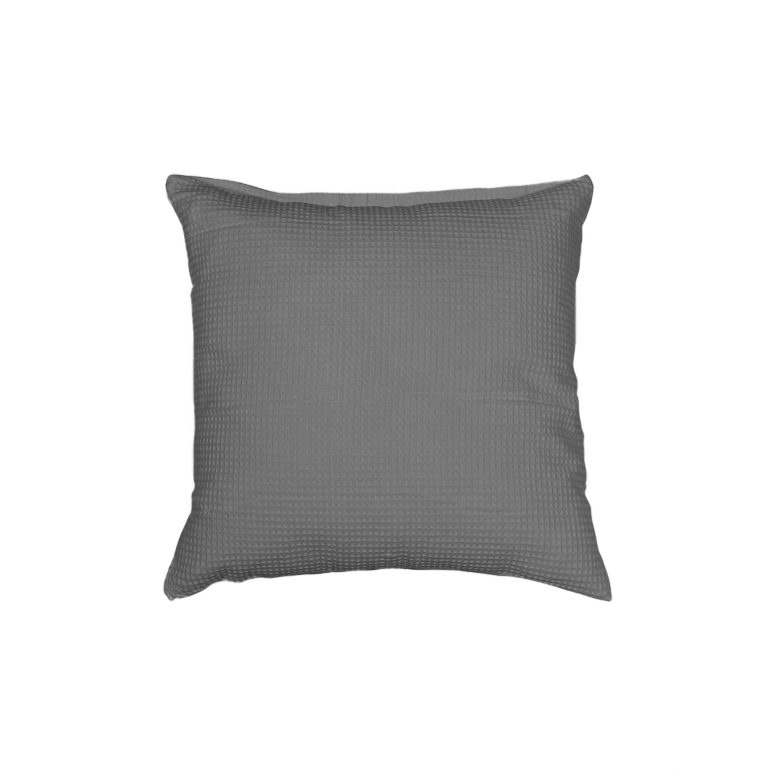 Inorien waffle dokulu 40cm x 40cm ölçüsünde organik pamuk kırlent kılıfı