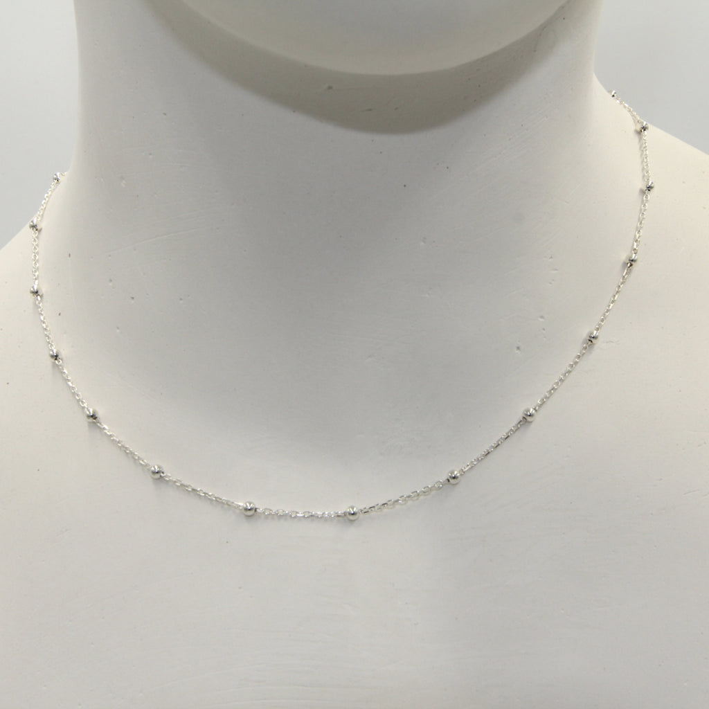 Minimalist Toplu Gümüş Kolye