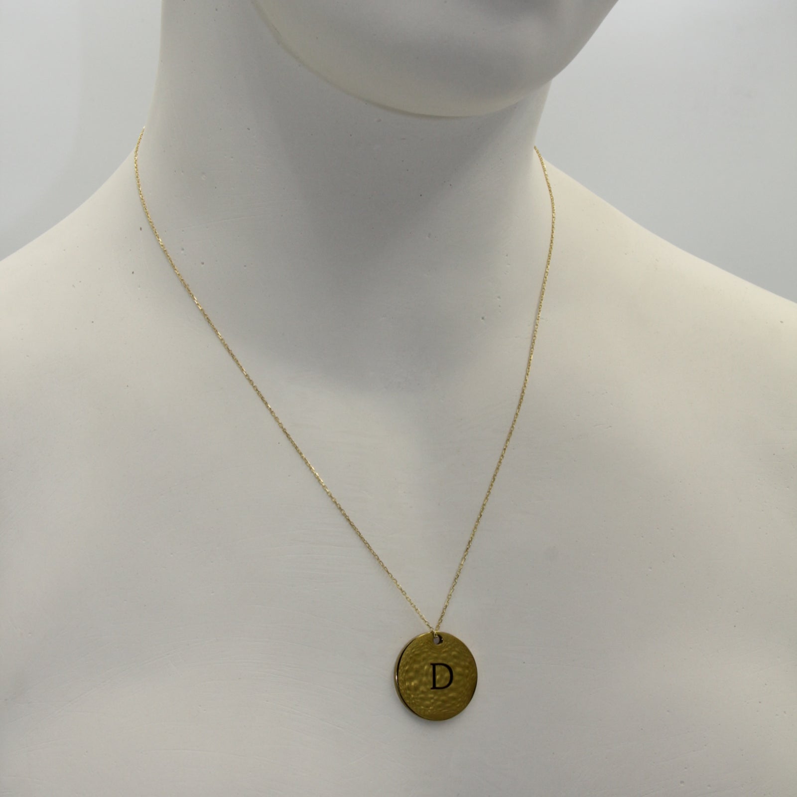 Minimal Harf Kolye Ucu