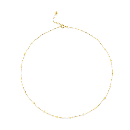 Dorika Ball Gold Necklace