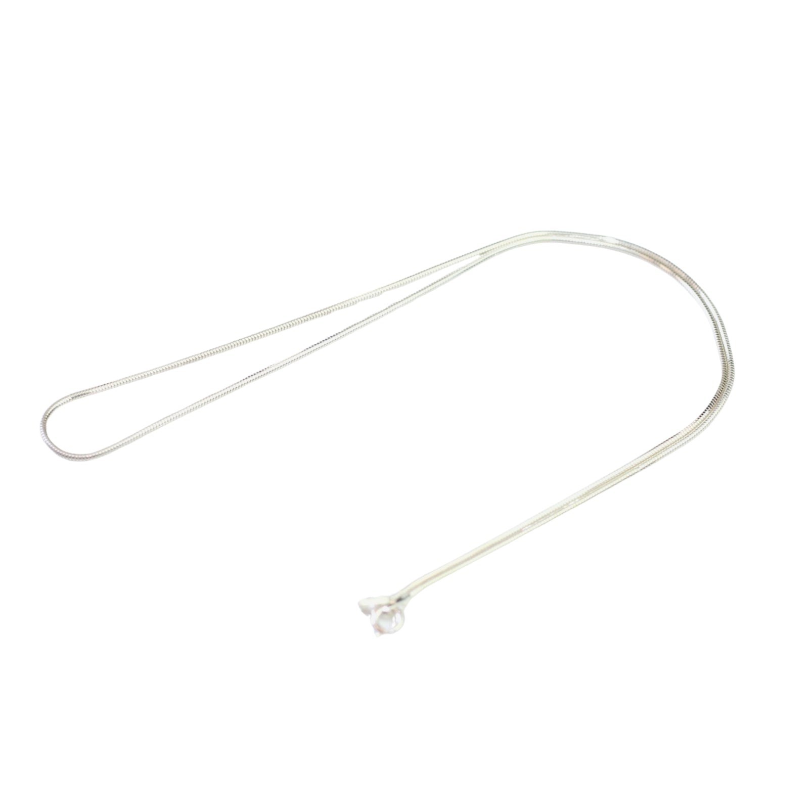 pontem makrasının 925 ayar 50 santimetre gümüş italyan model zinciri 