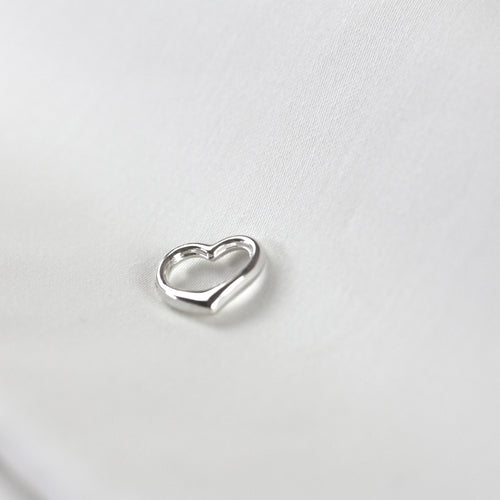 pontem 925 ayar gümüş kalp kolye ucu charm