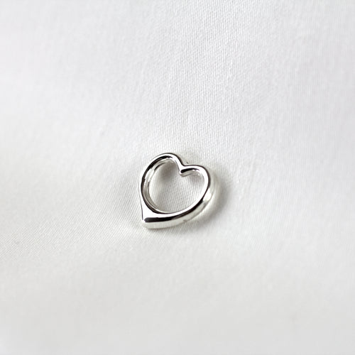 pontem 925 ayar gümüş kalp kolye ucu charm