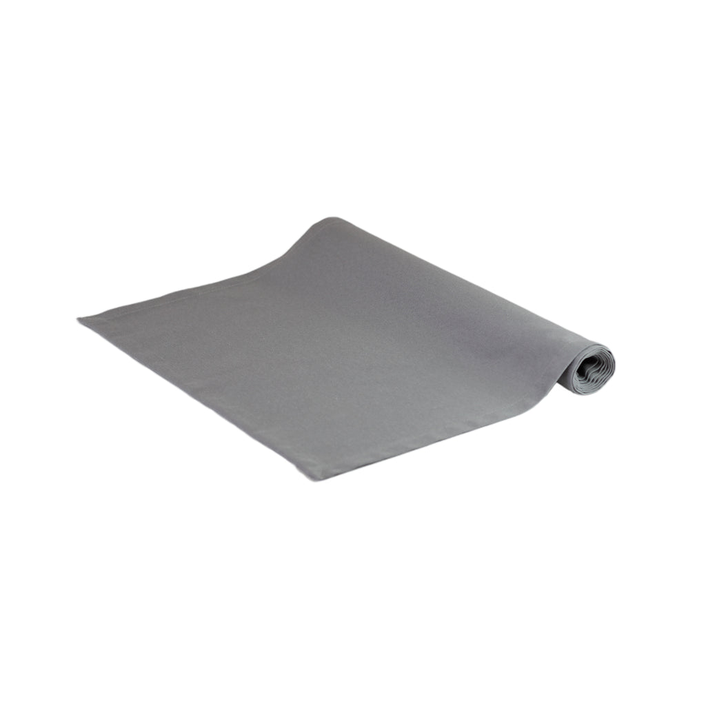 inorien pamuklu 40x150 santimetre taş gri runner masa örtüsü