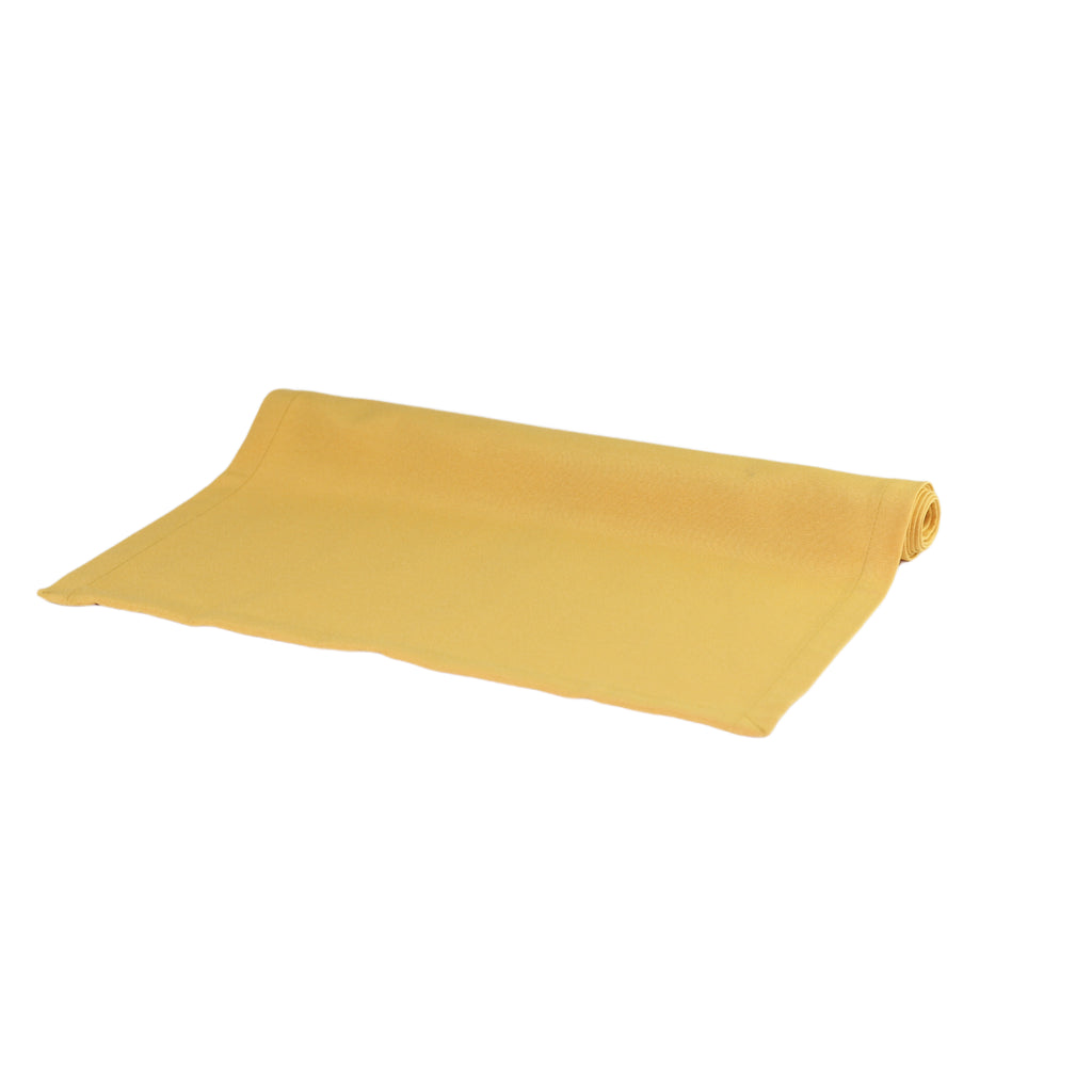 inorien pamuklu 40x150 santimetre sarı runner masa örtüsü