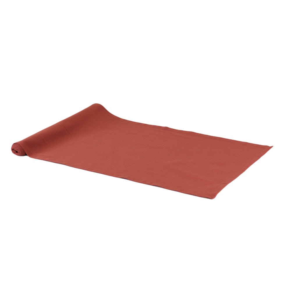 inorien pamuklu 40x150 santimetre şeftali turuncu runner masa örtüsü