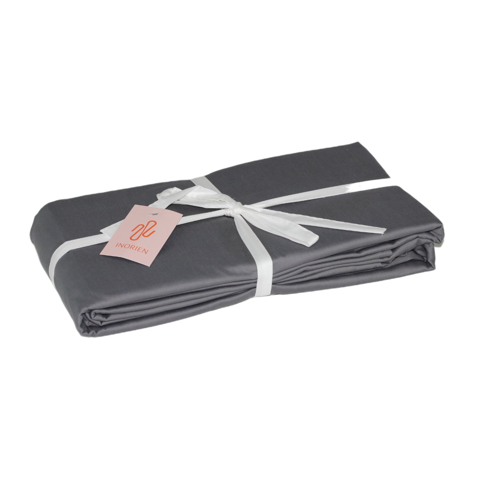inorien markalı antrasit pamuk saten nevresim takımı fotoğrafı