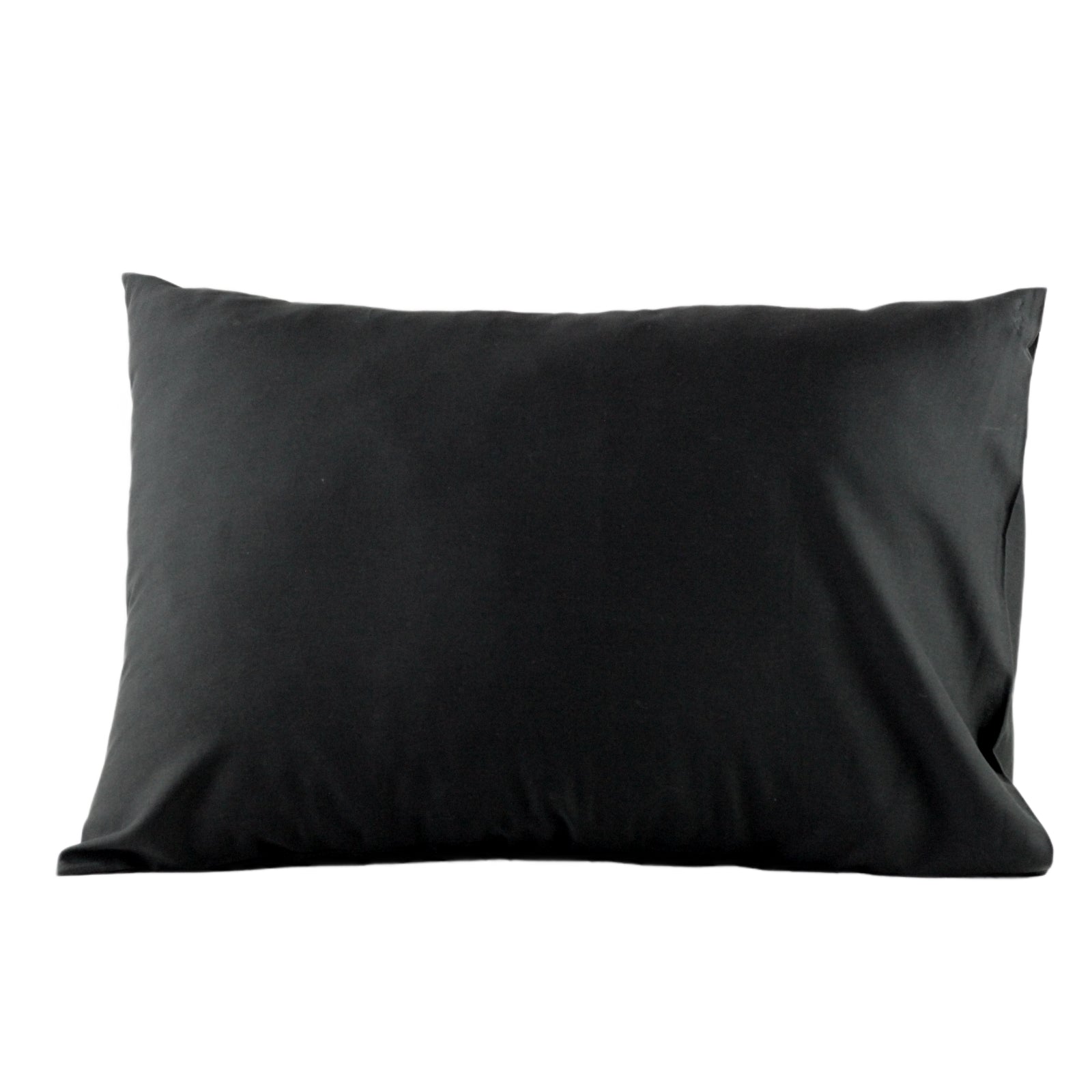 Inorien marka siyah pamuk saten 50x70 cm ölçüsünde yastık kılıfı