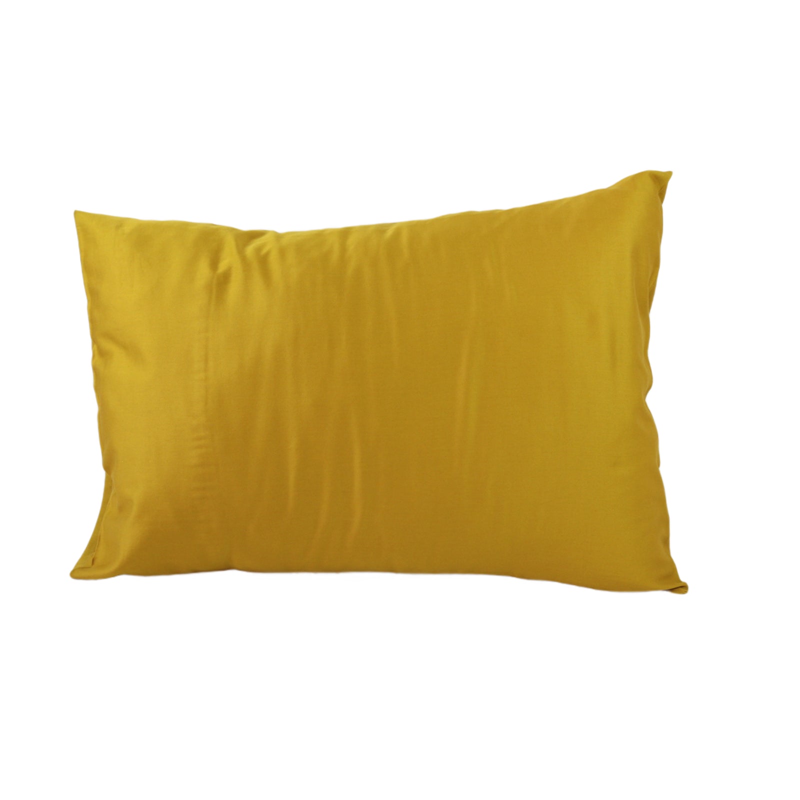 Inorien pamuk saten altın sarı yastık kılıfı, 50x70cm