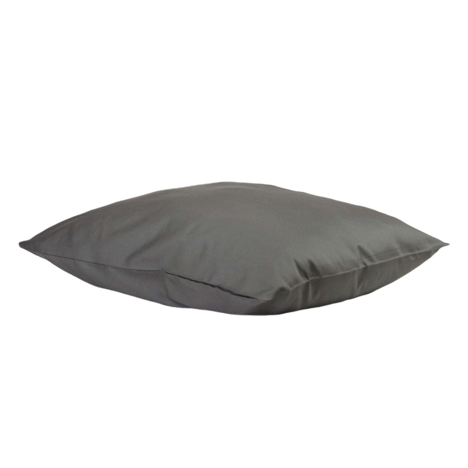 Inorien pamuk saten antrasit rengi yastık kılıfı, 50x70cm
