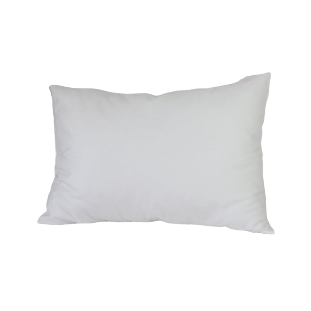 Inorien pamuk saten beyaz renk yastık kılıfı, 50x70cm