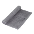 Inorien marka 500 gsm organik pamuk el ve yüz havlusu (30x50 cm), antrasit renkte, yoğun dokusu görünecek şekilde katlanmış.